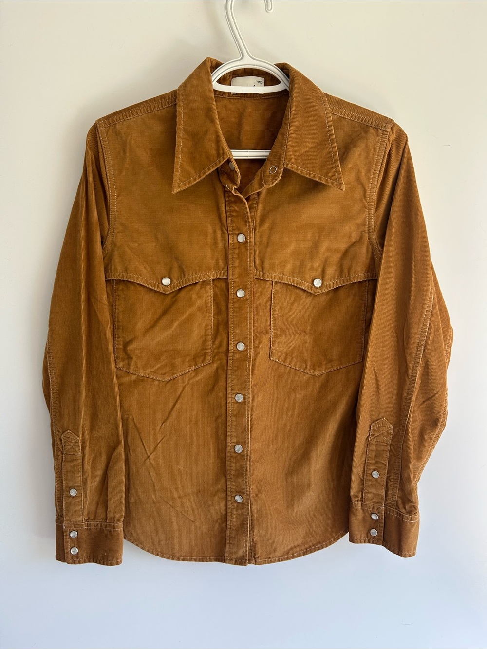 Wilfred Free Corduroy Snap Button Shirt
